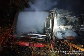 Այրվել է  չշահագործվող երեք ավտոմեքենա