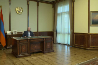 Արմեն Սարգսյանը հանդիպում է ունեցել «Էլիտ Գրուպ» ՓԲԸ հիմնադիր նախագահ Արմեն Մկոյանի հետ