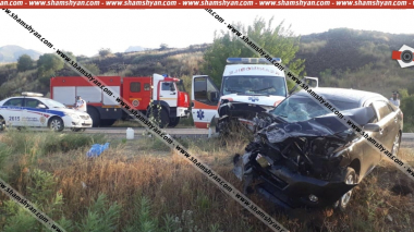 Բախվել են հիվանդ տեղափոխող Կապանի շտապօգնության ավտոմեքենան ու Toyota Camry-ն. նախնական տվյալներով կա 7 վիրավոր