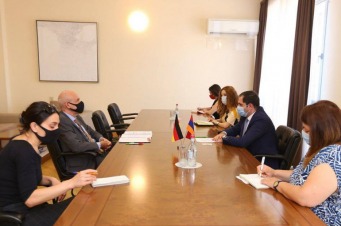 Սուրեն Պապիկյանը հանդիպել է ՀՀ-ում Գերմանիայի դեսպանի հետ, քննարկվել են համագործակցությանն առնչվող հարցեր