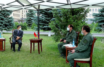 ՊՆ վարչական համալիրում կայացել է Դավիթ Տոնոյանի և Հայաստանում Չինաստանի արտակարգ և լիազոր դեսպան Թիան Էրլունի հանդիպումը