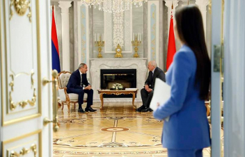 Ավարտվել է վարչապետ Նիկոլ Փաշինյանի հանդիպումը Բելառուսի Հանրապետության նախագահ Ալեքսանդր Լուկաշենկոյի հետ. Մ. Գեւորգյան