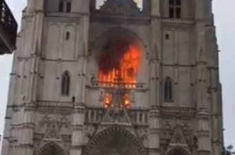 Նանտում հրդեհ է բռնկվել Ֆրանսիայի խոշորագույն գոթական տաճարներից մեկում