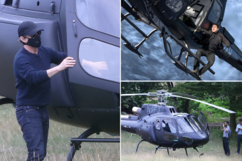 Թոմ Քրուզը ճաշի է մեկնել մասնավոր ուղղաթիռով (լուսանկարներ)