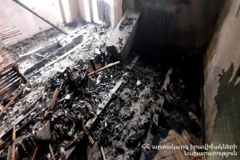 Հրդեհ Արզնու ձորում գտնվող չշահագործվող առողջարանում