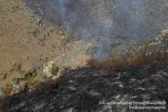 Հրշեջ-փրկարարները մարել են ընդհանուր 42․5 հա տարածքում բռնկված հրդեհները