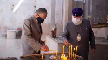 Կաթողիկոսն ընդունել է Էդուարդո Էօրնեկյանին