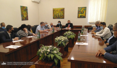 Արցախի ԱԺ նախագահը հյուրընկալել է ԱՀ փաստաբանների պալատի պատվիրակությանը