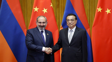 Չինաստանի Ժողովրդական Հանրապետության պետական խորհրդի նախագահի շնորհավորական ուղերձը` Նիկոլ Փաշինյանին 