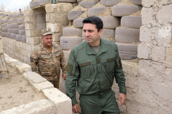 «Սահմանին, մեր հերոս տղերքի մոտ». Ալեն Սիմոնյանը լուսանկարներ է հրապարակել