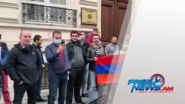Ակցիա  Փարիզում՝ ի պաշտպանություն Արցախի