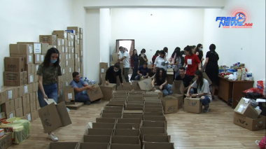 ԵՊՀ ուսանողները օգնություն են ուղարկում զինվորներին