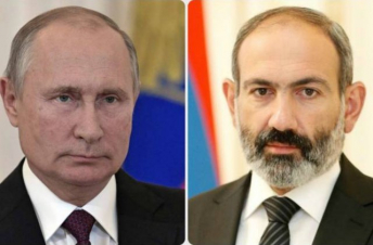 Փաշինյանն ու Պուտինը հեռախոսազրույցում քննարկել են Ղարաբաղում իրավիճակը