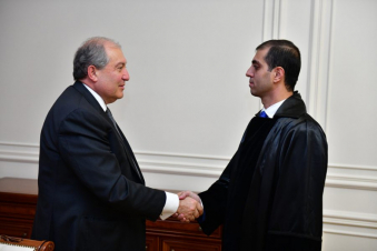 Հրաչյա Մեխակյանը նշանակվել է Արմավիրի առաջին ատյանի ընդհանուր իրավասության դատարանի դատավոր