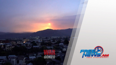 Արցախի ՊԲ ՀՕՊ կողմից Ստեփանակերտի երկնքում ադրբեջանական ԱԹՍ-ի խոցումը. War Gonzo (տեսանյութ)