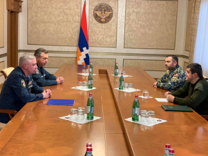Արայիկ Հարությունյանը ընդունել է ՌԴ Արտակարգ իրավիճակների նախարարության փրկարարական կազմավորումների դեպարտամենտի տնօրենին