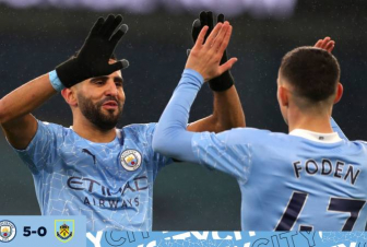 «Մանչեսթեր Սիթի»-ին խոշոր հաշվով հաղթեց «Բարնլի»-ին