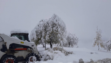 Ստեփանծմինդա-Լարս ավտոճանապարհի Գուդաուրի-Կոբի հատվածը առատ ձյան պատճառով փակ է