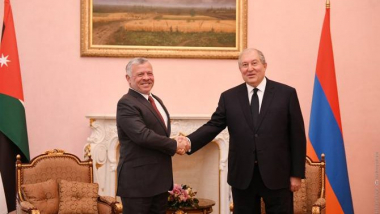 Նախագահ Սարգսյանը ծննդյան օրվա առթիվ շնորհավորական ուղերձ է հղել Հորդանանի թագավորին