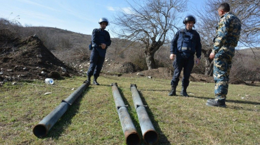 Չպայթած զենք-զինամթերքի վնասազերծման աշխատանքներ՝ Խնածախ և Այգեստան համայնքներում, Մարտունի քաղաքում