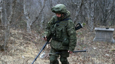 Ռուս խաղաղապահները, ընդհանուր առմամբ, ԼՂ-ում վնասազերծել են 24 923 պայթուցիկ առարկա, մաքրել են 1506 հա տարածք. ՌԴ ՊՆ