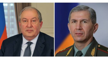 Հանրապետության նախագահը նախատեսում է հանդիպել ՀՀ Զինված ուժերի գլխավոր շտաբի պետ Օնիկ Գասպարյանի հետ