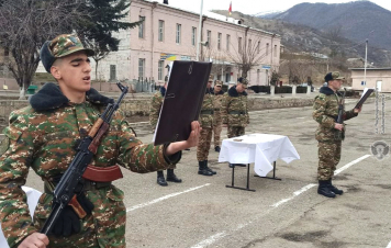 Նորակոչիկները երդվել են անձնվիրաբար ծառայել հայրենիքին