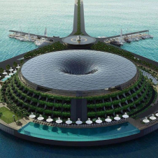 Կատարում կբացվի առաջին էկո-լողացող շքեղ հյուրանոցը