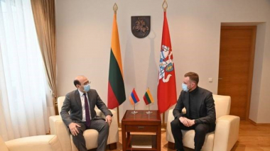 Տիգրան Մկրտչյանը հանդիպել է Լիտվայի արտաքին գործերի նախարարի հետ