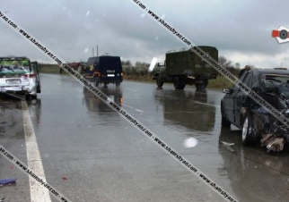Խոշոր ավտովթար Արարատի մարզում. բախվել են Mercedes-ը, ЗИЛ-ն ու Honda Elysion-ը