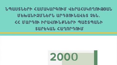 Նպաստների համակարգում վերահսկողության մեխանիզմներն արդյունավետ չեն. ՄԻՊ տարեկան հաղորդումը