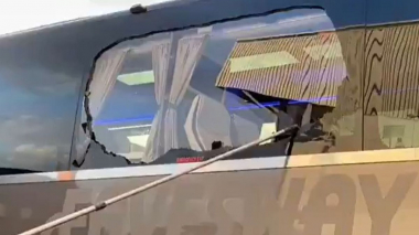 Լիվերպուլում քարերով հարվածել են «Ռեալի» ավտոբուսին, կոտրել ապակին