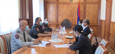 Ոստիկանության պետն ընդունել է Ճապոնիայի արտակարգ և լիազոր դեսպանին