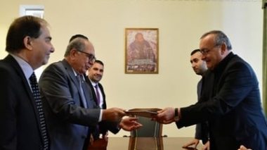Արցախի ԱԺ նախագահն ընդունել է Ամերիկայի Հայ Ավետարանչական ընկերակցության պատվիրակությանը