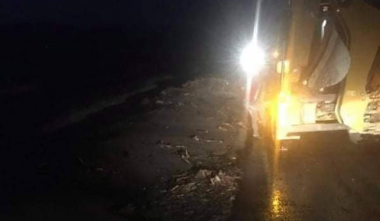 Մարտունի-Վարդենիս ավտոճանապարհին առաջացել են հողային բերվածքների կույտեր