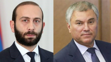 Վյաչեսլավ Վոլոդինը շնորհավորել է Արարատ Միրզոյանին ընտրություններում ՔՊ-ի հաղթանակի առթիվ