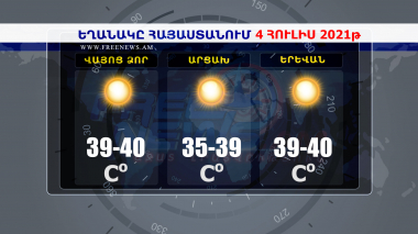 Եղանակի տեսություն 04.07.2021