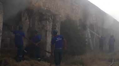 Հրդեհ Նուբարաշենի թռչնաբուծական ֆաբրիկայի տանիքում