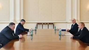 Իլհամ Ալիեւն ընդունել է ՌԴ փոխվարչապետ Ալեքսեյ Օվերչուկին