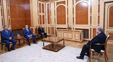 Նախագահ Արմեն Սարգսյանն ընդունել է ՀՀ ոստիկանության, ԱԱԾ և ՊՊԾ ղեկավարներին