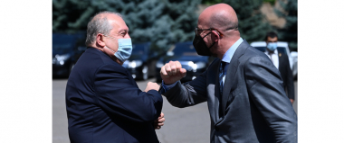 Արմեն Սարգսյանն ընդունել է Եվրոպական խորհրդի նախագահ Շառլ Միշելին