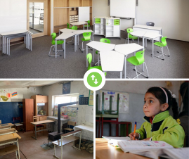 Արցախի 10 դպրոցներում մեկնարկել են դասասենյակների նորոգման, գույքով և տեխնիկայով ապահովման աշխատանքները