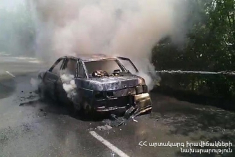 Այրվել է ավտոմեքենա․ տուժածներ չկան
