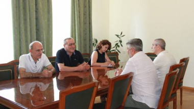 Արթուր Թովմասյանը հյուրընկալել է ՌԴ-ում Արցախի մշտական ներկայացուցիչ Ալբերտ Անդրյանին