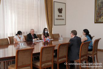 ԱԻ նախարարն ընդունել է Հայաստանում Նիդերլանդների արտակարգ և լիազոր դեսպանին