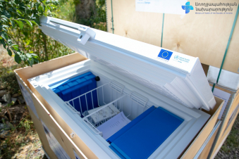 Պատվաստանյութերի պահպանման համար նախատեսված սառցարաններ` Հայաստանին