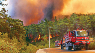 Թուրքիայում կրկին անտառային հրդեհ է բռնկվել