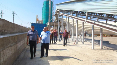 Արայիկ Հարությունյանն այցելել է Ասկերանում գործող ցեմենտի արտադրության նորաբաց գործարան