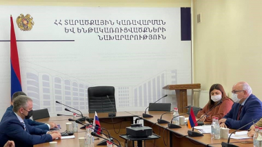 Վաչե Տերտերյանն ընդունել է ՌԴ ֆինանսների նախարարի տեղակալին