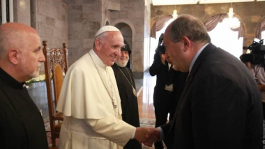 Հռոմի Պապ Ֆրանցիսկոսը շնորհավորական ուղերձ է հղել ՀՀ նախագահ Արմեն Սարգսյանին